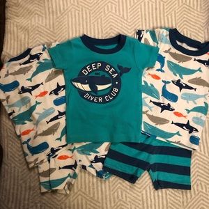 9 month - Pajama lot shorts and tees